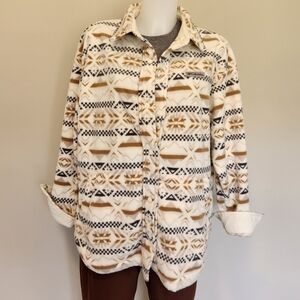 Columbia Benton springs full snap fleece shirt jacket